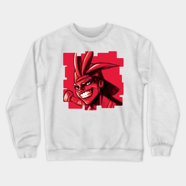 Ball Player Crewneck Sweatshirt by BaconBabyArt